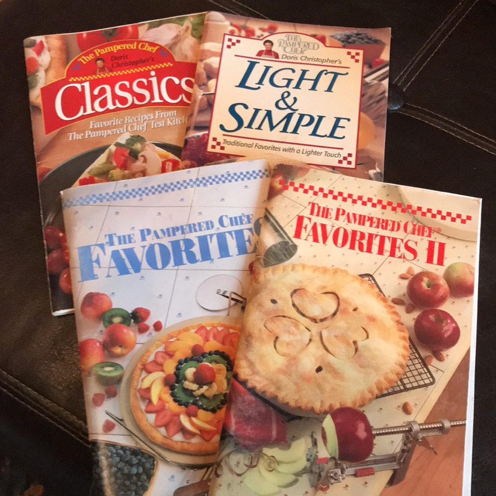 The Pampered Chef cookbooks